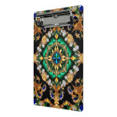 Mini-Zwischenablage mit brasilianischen Farben Mini Klemmbrett (Gewinkelt2)