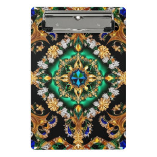 Mini-Zwischenablage mit brasilianischen Farben Mini Klemmbrett