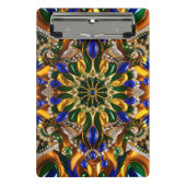 Mini-Zwischenablage mit Brasilien-Farben Mini Klemmbrett (Vorderseite)