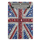 Mini-Zwischenablage mit Britischen Farben Mini Klemmbrett (Vorderseite)