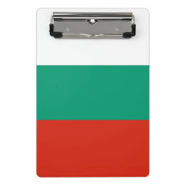 Mini-Zwischenablage mit bulgarischer Flagge Mini Klemmbrett