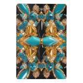 Mini-Zwischenablage mit den Bahamas-Farben Mini Klemmbrett (Rückseite)