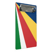 Mini-Zwischenablage mit den Farben der Seychellen Mini Klemmbrett (Schrägansicht)