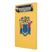 Mini-Zwischenablage mit der Flagge New Jersey, USA Mini Klemmbrett (Gewinkelt2)