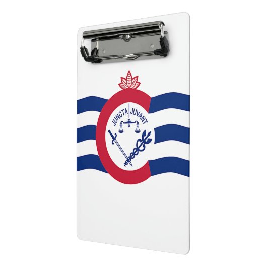 Mini-Zwischenablage mit der Flagge von Cincinnati, Mini Klemmbrett (Gewinkelt2)