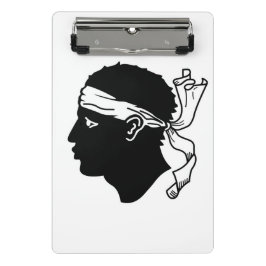 Mini-Zwischenablage mit der Flagge von Korsika Mini Klemmbrett