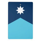 Mini-Zwischenablage mit der Flagge von Minnesota,  Mini Klemmbrett (Rückseite)