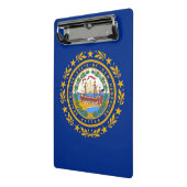 Mini-Zwischenablage mit der Flagge von New Hampshi Mini Klemmbrett (Gewinkelt2)