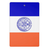 Mini-Zwischenablage mit der Flagge von New York Ci Mini Klemmbrett (Rückseite)