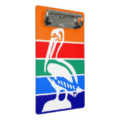 Mini-Zwischenablage mit der Flagge von St. Petersb Mini Klemmbrett (Schrägansicht)