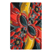 Mini-Zwischenablage mit deutschen Farben Mini Klemmbrett (Rückseite)