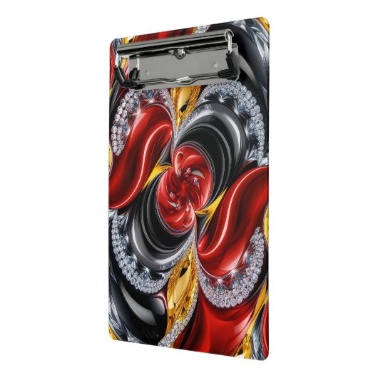 Mini-Zwischenablage mit deutschen Farben Mini Klemmbrett (Gewinkelt2)