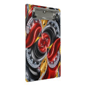 Mini-Zwischenablage mit deutschen Farben Mini Klemmbrett (Schrägansicht)