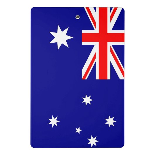 Mini-Zwischenablage mit Flagge Australiens Mini Klemmbrett (Rückseite)