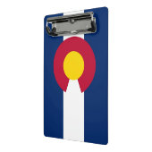 Mini-Zwischenablage mit Flagge Colorado, USA Mini Klemmbrett (Gewinkelt2)