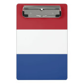 Mini-Zwischenablage mit Flagge der Niederlande Mini Klemmbrett (Vorderseite)