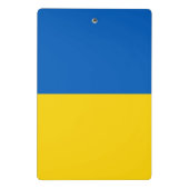 Mini-Zwischenablage mit Flagge der Ukraine Mini Klemmbrett (Rückseite)