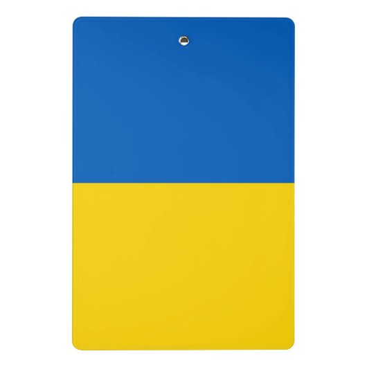 Mini-Zwischenablage mit Flagge der Ukraine Mini Klemmbrett (Rückseite)
