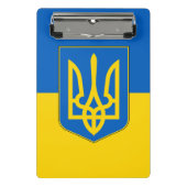 Mini-Zwischenablage mit Flagge der Ukraine Mini Klemmbrett (Vorderseite)