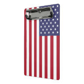 Mini-Zwischenablage mit Flagge der USA Mini Klemmbrett (Gewinkelt2)