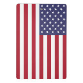 Mini-Zwischenablage mit Flagge der USA Mini Klemmbrett (Rückseite)