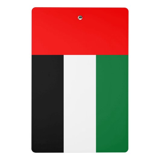 Mini-Zwischenablage mit Flagge der VAE Mini Klemmbrett (Rückseite)