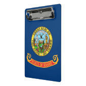 Mini-Zwischenablage mit Flagge des Staat Idaho, US Mini Klemmbrett (Gewinkelt2)