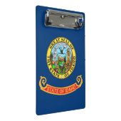 Mini-Zwischenablage mit Flagge des Staat Idaho, US Mini Klemmbrett (Schrägansicht)
