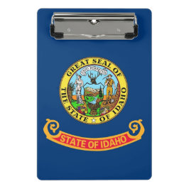 Mini-Zwischenablage mit Flagge des Staat Idaho, US Mini Klemmbrett