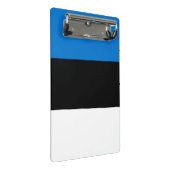 Mini-Zwischenablage mit Flagge Estlands Mini Klemmbrett (Schrägansicht)