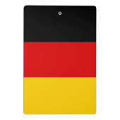 Mini-Zwischenablage mit Flagge in Deutschland Mini Klemmbrett (Rückseite)