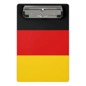 Mini-Zwischenablage mit Flagge in Deutschland Mini Klemmbrett (Vorderseite)