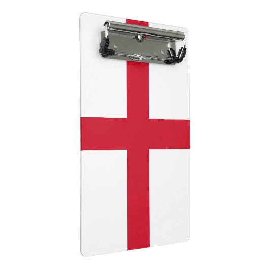Mini-Zwischenablage mit Flagge in England, Vereini Mini Klemmbrett (Schrägansicht)