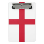 Mini-Zwischenablage mit Flagge in England, Vereini Mini Klemmbrett (Vorderseite)