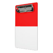 Mini-Zwischenablage mit Flagge Indonesiens Mini Klemmbrett (Gewinkelt2)