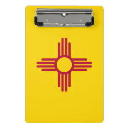 Mini-Zwischenablage mit Flagge New Mexico, USA Mini Klemmbrett