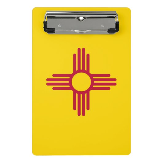 Mini-Zwischenablage mit Flagge New Mexico, USA Mini Klemmbrett (Vorderseite)