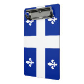 Mini-Zwischenablage mit Flagge Quebec, Kanada Mini Klemmbrett (Gewinkelt2)