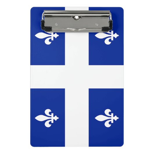 Mini-Zwischenablage mit Flagge Quebec, Kanada Mini Klemmbrett (Vorderseite)