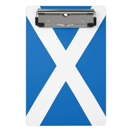 Mini-Zwischenablage mit Flagge Schottlands, Verein Mini Klemmbrett (Vorderseite)