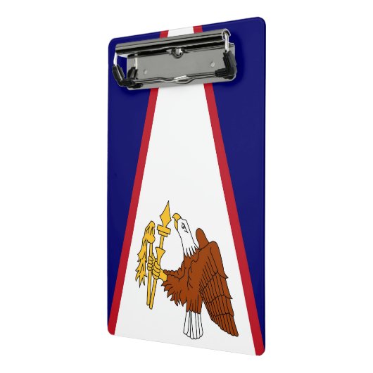 Mini-Zwischenablage mit Flagge von Amerikanisch-Sa Mini Klemmbrett (Gewinkelt2)