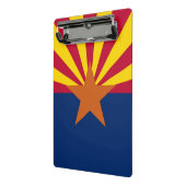 Mini-Zwischenablage mit Flagge von Arizona, USA Mini Klemmbrett (Gewinkelt2)