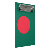Mini-Zwischenablage mit Flagge von Bangladesch Mini Klemmbrett (Schrägansicht)