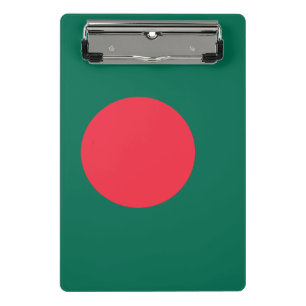 Mini-Zwischenablage mit Flagge von Bangladesch Mini Klemmbrett