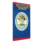 Mini-Zwischenablage mit Flagge von Belize Mini Klemmbrett (Schrägansicht)