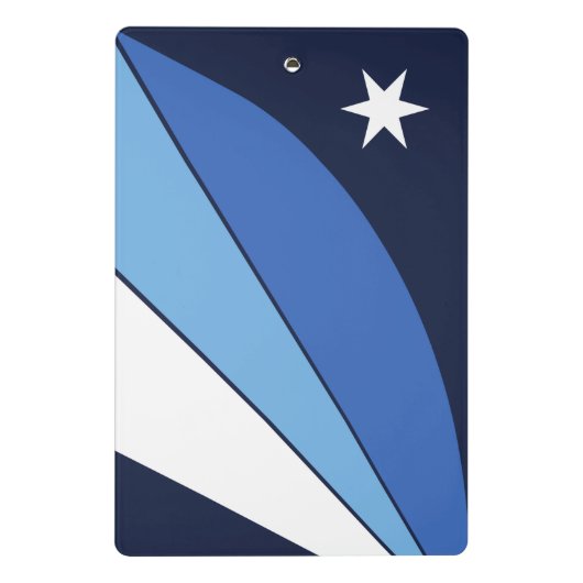 Mini-Zwischenablage mit Flagge von Columbia, SC Mini Klemmbrett (Rückseite)