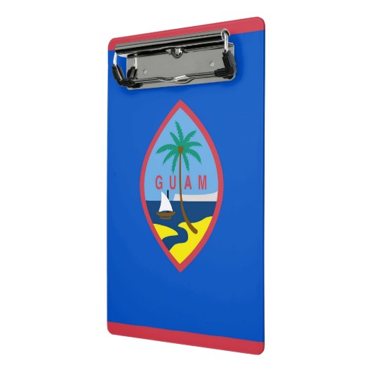 Mini-Zwischenablage mit Flagge von Guam, USA Mini Klemmbrett (Gewinkelt2)