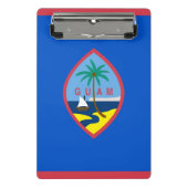 Mini-Zwischenablage mit Flagge von Guam, USA Mini Klemmbrett (Vorderseite)