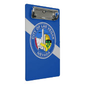 Mini-Zwischenablage mit Flagge von Las Vegas, USA Mini Klemmbrett (Schrägansicht)
