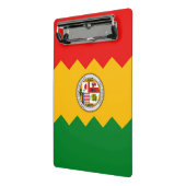 Mini-Zwischenablage mit Flagge von Los Angeles, US Mini Klemmbrett (Gewinkelt2)